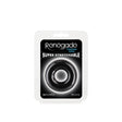 Renegade Fireman Ring Silicone Cock Ring Large Black packaging featuring a super stretchable silicone ring for enhanced performance.