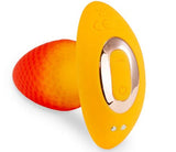 Frooti Booti Rotating Strawberry Anal Plug with remote and vibrant design for unique anal play.