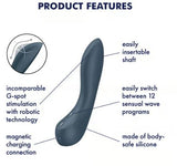 Satisfyer G Spot Wave 4 Vibrator features an easily insertable shaft and 12 wave programs.