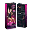 Xgen Power Pole Pro Spinning Dance Pole Silver packaging with features and model images