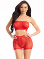 Savage Lingerie Red Glam Sparkling Set Red featuring a bold red color and shimmering details for a seductive look.