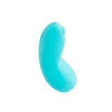 Vedo Izzy Clitoral Vibe Turquoise, a compact and powerful palm-sized stimulator for pinpoint pleasure.