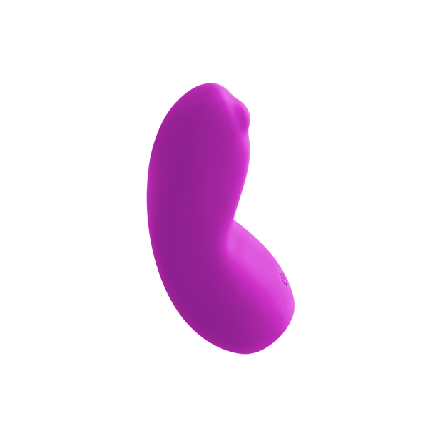 Vedo Izzy Clitoral Vibe Violet Vixen, a compact pink stimulator designed for targeted pleasure.