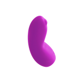 Vedo Izzy Clitoral Vibe Violet Vixen, a compact pink stimulator designed for targeted pleasure.