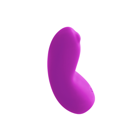 Vedo Izzy Clitoral Vibe Violet Vixen, a compact pink stimulator designed for targeted pleasure.