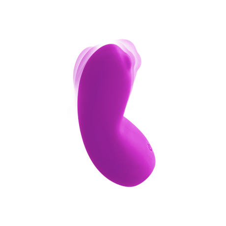 Vedo Izzy Clitoral Vibe Violet Vixen in a sleek purple design, perfect for targeted pleasure and discreet use.