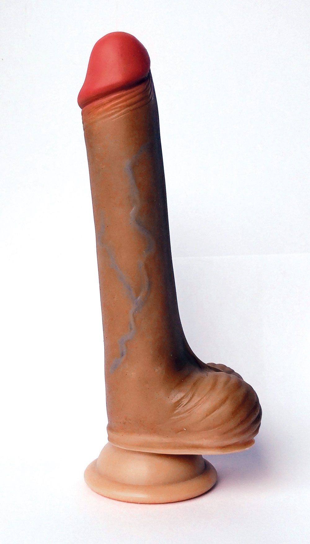 Skinsations Skintastic Mr Silky 7 Inch Realistic Dildo displaying lifelike texture and realistic details.