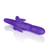 CalExotics Posh Fluttering Butterfly Vibrator Purple showcasing its silky design and fluttering butterfly feature.