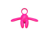 The 9's Flirt Finger Butterfly Finger Vibrator Pink with cute butterfly design for targeted pleasure.