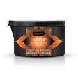 Kama Sutra Ignite Massage Candle Tropical Mango in black container with orange design for sensual massage.