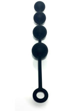 Boneyard Ass Ballz Large Silicone Anal Beads featuring four 2 inch silicone spheres for enhanced pleasure.