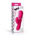 Bang Ribbed Silicone Rabbit Vibrator Pink in sleek packaging showcasing its features and design.