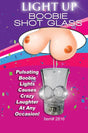 Light Up Boobie Shot Glass With String with pulsating lights for fun gatherings and celebrations.