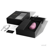 Lelo Lily 2 Rechargeable Clitoral Vibrator Pink in its elegant packaging with included accessories.