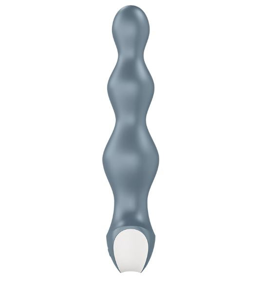 Satisfyer Lolli-Plug 2 Vibrating Butt Plug Ice Blue with a soft, graduated shape for comfortable anal stimulation.