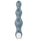 Satisfyer Lolli-Plug 2 Vibrating Butt Plug Ice Blue with a soft, graduated shape for comfortable anal stimulation.