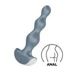 Satisfyer Lolli-Plug 2 Vibrating Butt Plug Ice Blue with a graduated design for comfortable anal stimulation.