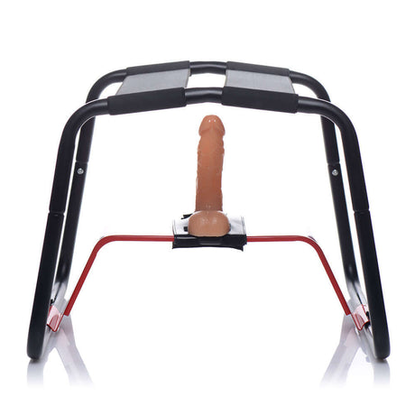 LoveBotz Banging Bench extreme sex stool with dildo attachment for intense pleasure and support.