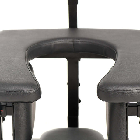 Close-up of the Master Series Pleasure Throne, featuring a plush seat designed for intimate activities.