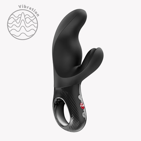 Fun Factory Miss Bi Rabbit Vibrator Black showcasing its sleek design and dual stimulation features.