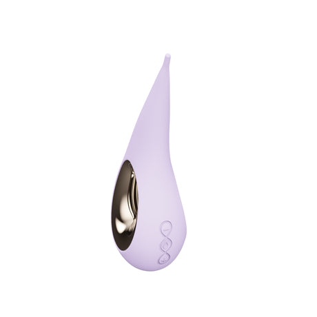 Lelo Dot Clitoral Stimulator Lilac, an elliptical pleasure device with smooth figure-eight motion.