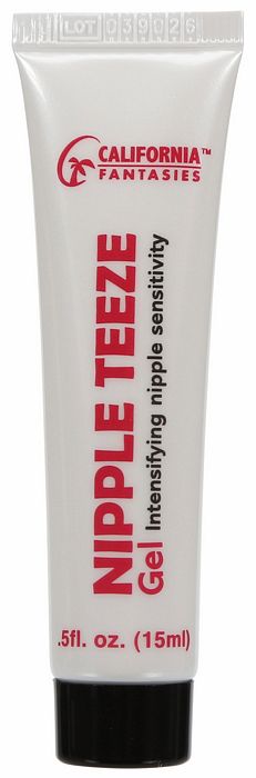 California Fantasies Nipple Teeze Sensitivity Gel 0.5 Oz tube for enhancing nipple sensitivity.
