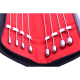 Kink Industries Rosebud Urethral Sounds Kit displaying a set of shiny steel shafts with distinct tips.
