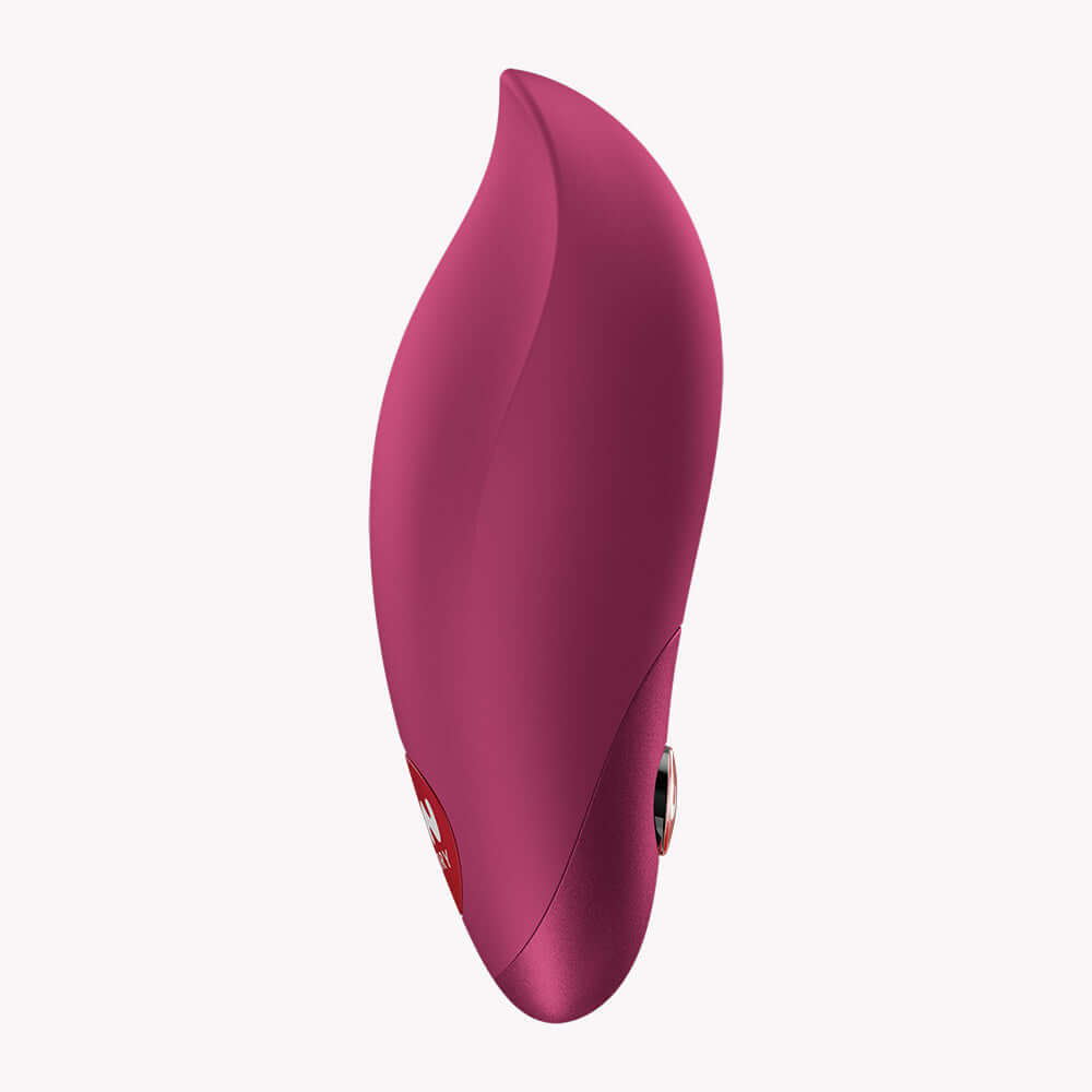 Fun Factory Charme Rechargeable Bullet Vibrator Wine Red compact design for versatility and powerful stimulation.