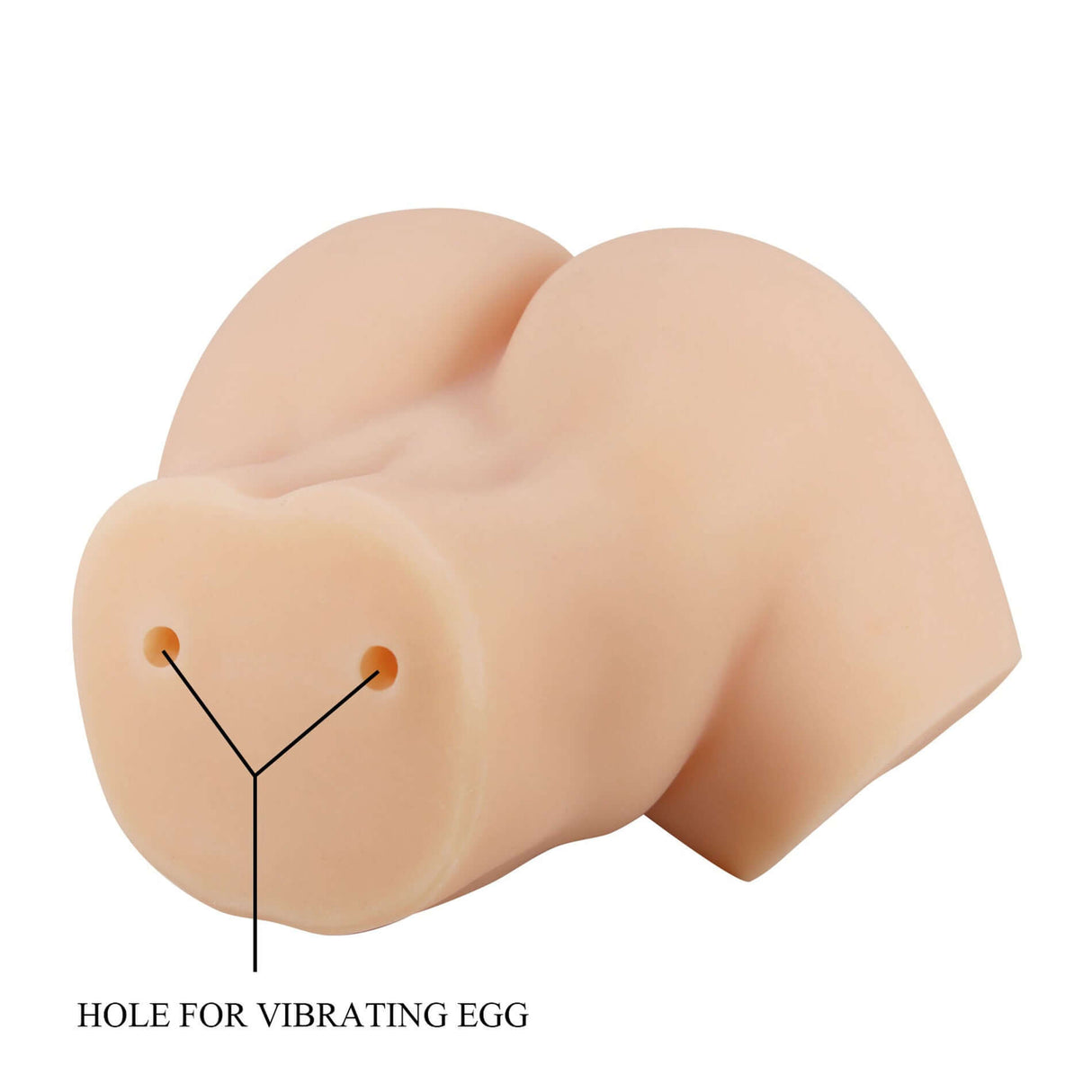 Pretty Love Hailey Realistic Vagina and Ass Vibrator with hole for vibrating egg