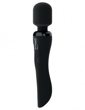 Wanachi Body Recharger Silicone Wand Massager Black for soothing vibrations and muscle relief.