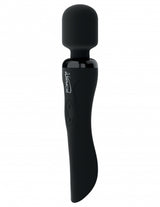 Wanachi Body Recharger Silicone Wand Massager Black for soothing vibrations and muscle relief.