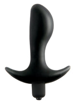 Anal Fantasy Vibrating Perfect Silicone Plug 3.5 Inch Black for comfortable, beginner-friendly anal play.