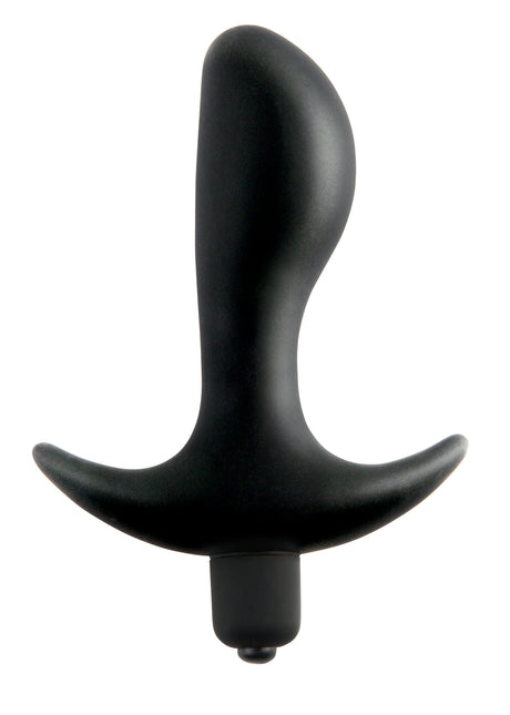 Anal Fantasy Vibrating Perfect Silicone Plug 3.5 Inch Black for comfortable, beginner-friendly anal play.