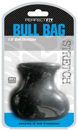 Perfect Fit Bull Bag XL Black Ball Stretcher packaging with 1.5 ball stretcher details.