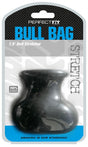 Perfect Fit Bull Bag XL Black Ball Stretcher packaging with 1.5 ball stretcher details.