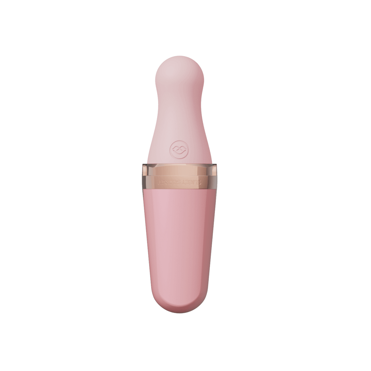 Pink Sweet Secret Massager for dual clitoral suction and wand vibration.