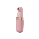 Sweet Secret Massager Pink - Dual stimulation with clitoral suction and wand vibration. Ultimate pleasure device.