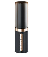Satisfyer Pro 2 Kiss Air Pulse Clitoral Stimulator in sleek black design with control buttons.