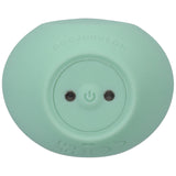 Ritual Chi Rechargeable Silicone Clit Vibe Mint top view showing power button and soft silicone finish.