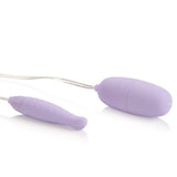 Twin Pleasure Pak Bullet Vibrator Purple showing two interchangeable bullets in a sleek design.