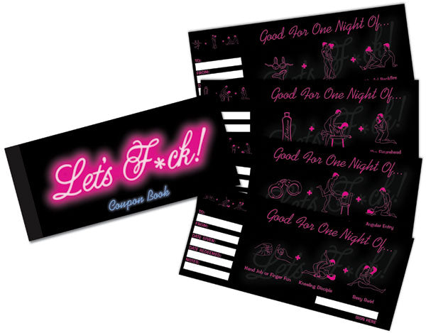 Kheper Games Let's F*ck Coupons 20 Romantic Tickets featuring playful coupon designs to ignite intimacy.