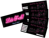 Kheper Games Let's F*ck Coupons 20 Romantic Tickets featuring playful coupon designs to ignite intimacy.