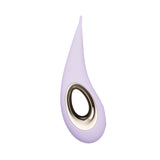Lelo Dot Clitoral Stimulator Lilac, a unique pleasure device with elliptical design and smooth oscillating motion.