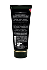 Shunga Kissable Massage Cream Raspberry Feeling 7 Fl Oz tube with instructions for intimate massage.