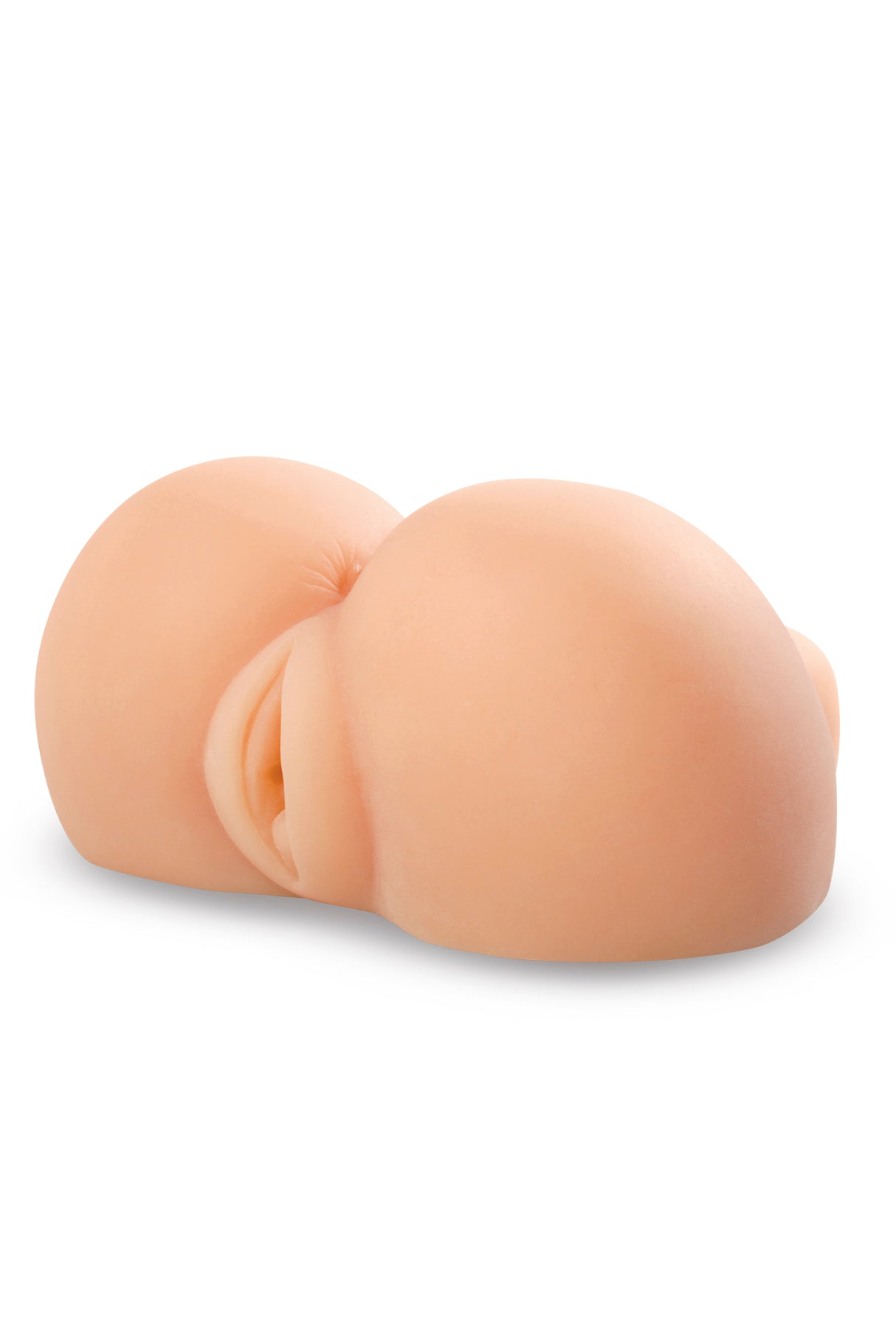 PDX Extreme Nasty Nympho Masturbator Light Skin Tone for lifelike, hands-on satisfaction with dual-entry design.