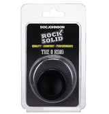 Rock Solid The O Ring Cock Ring Black packaging showcasing quality and comfort features.