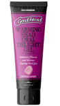 Goodhead Warming Head Oral Delight Gel Cotton Candy Bulk tube packaging with flavor enhancement benefits.