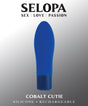 Selopa Cobalt Cutie Rechargeable Bullet Blue, a compact and powerful personal vibrator for intense pleasure.