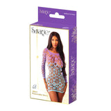 Savage Lingerie Allure Ombre Dress Purple Teal packaging featuring vibrant colors and stylish design.