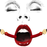 UPKO UPKO Luxury Silicone Invisible Mouth Gag with Italian Leather Straps at $74.99